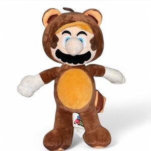 Super Mario Tanooki 11” Plush Toy